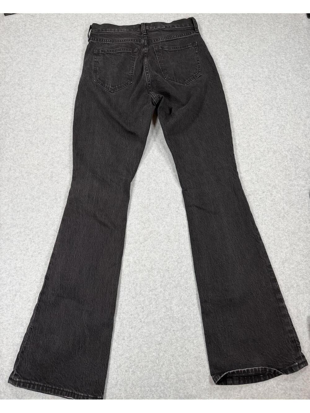 Abercrombie & Fitch Black Flared Jeans Size 25 - Picture 3 of 7